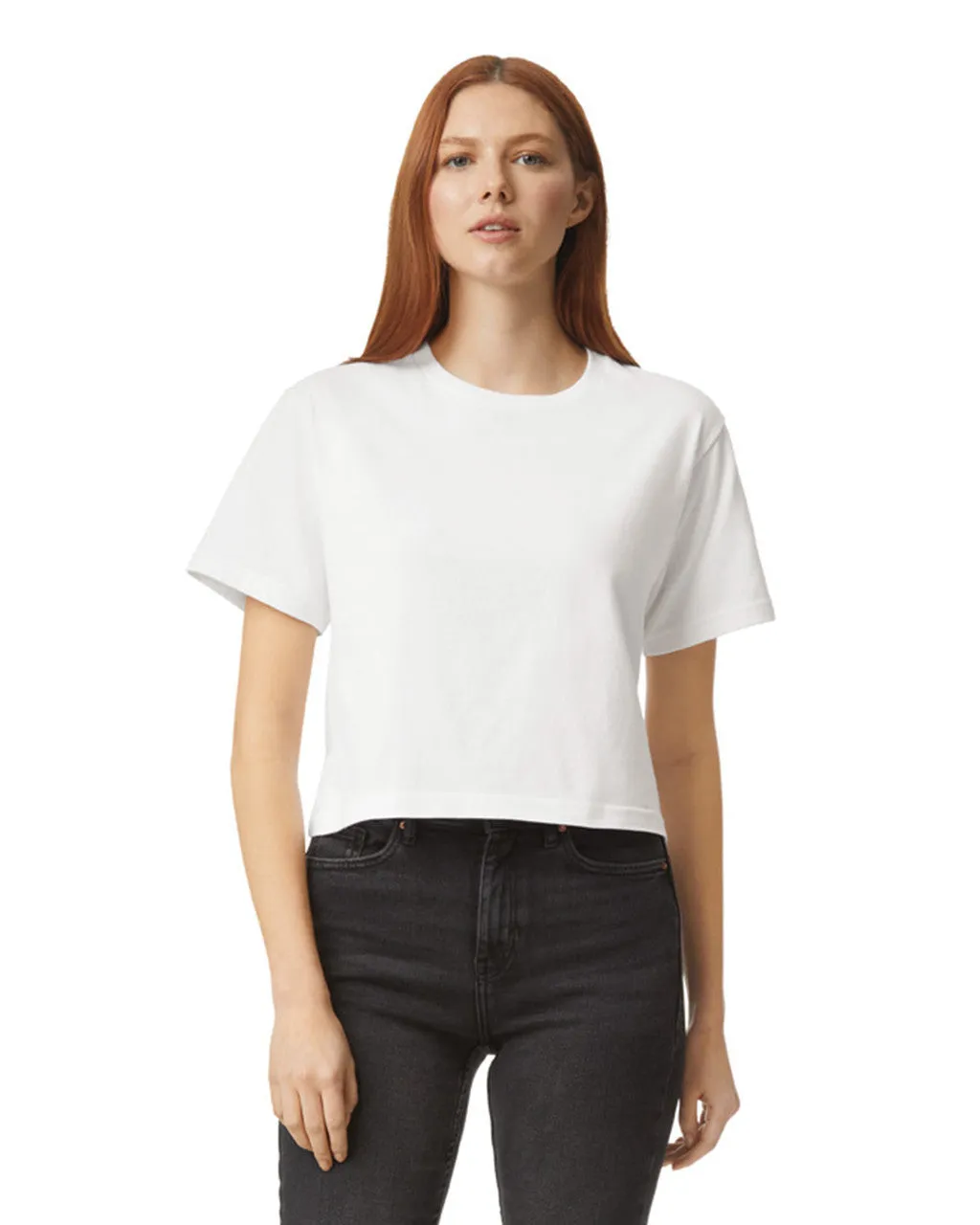 American Apparel Womens Fine Jersey Boxy T-shirt (102)