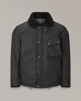 BELSTAFF CONVOY MOTORCYCLE JACKET - BLACK