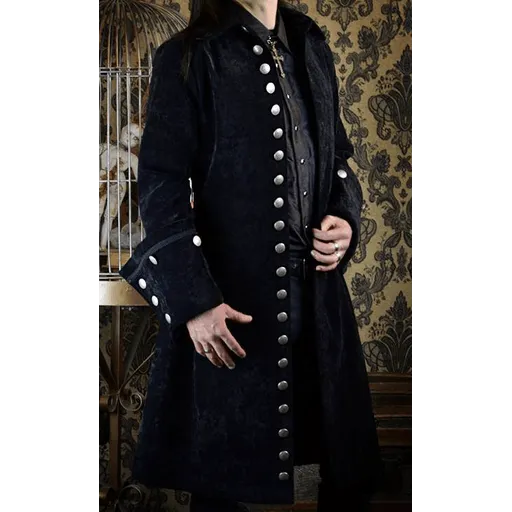 Black Velvet Galleon Coat