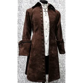 Brown Velvet Galleon Coat