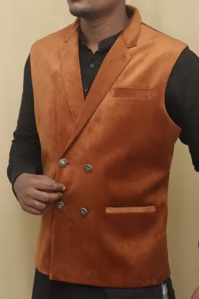 Brown Velvet Waist Coat