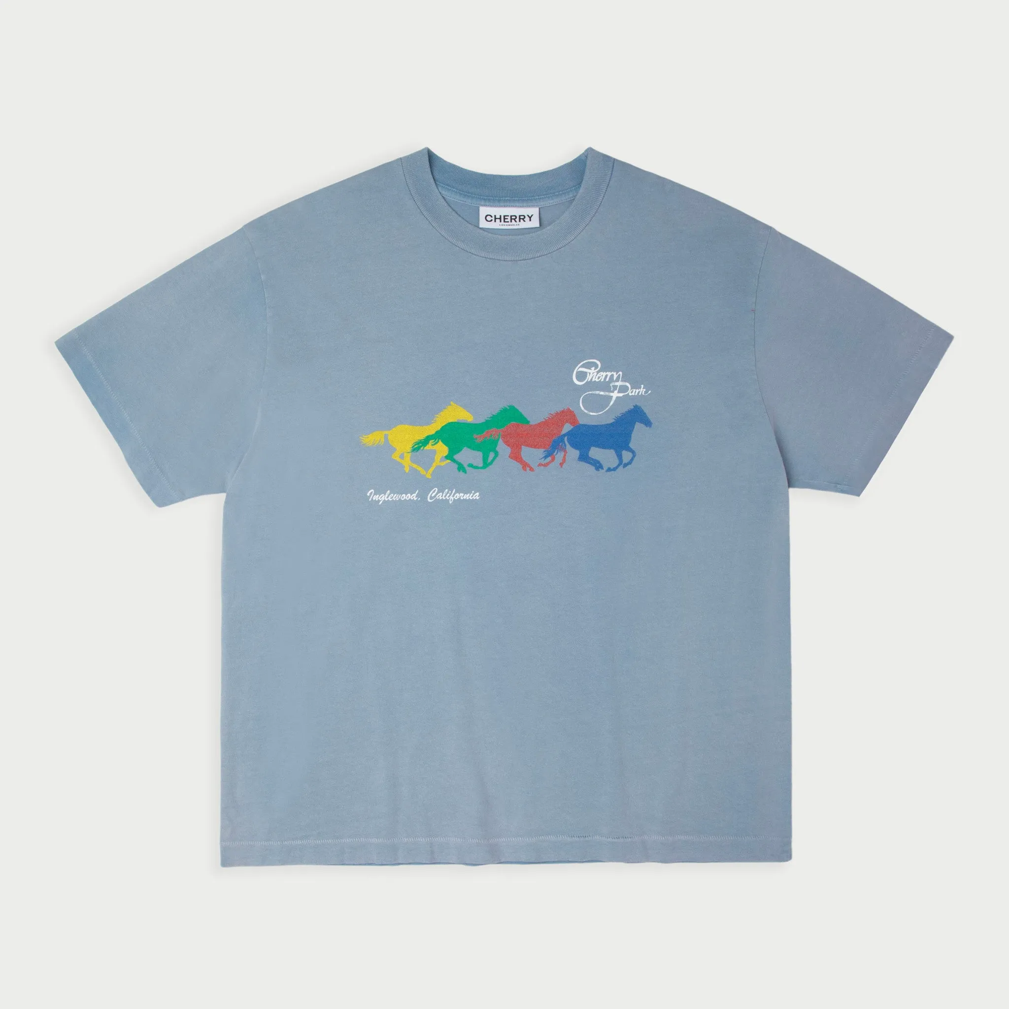 Cherry Parks Boxy Tee (Sky Blue)