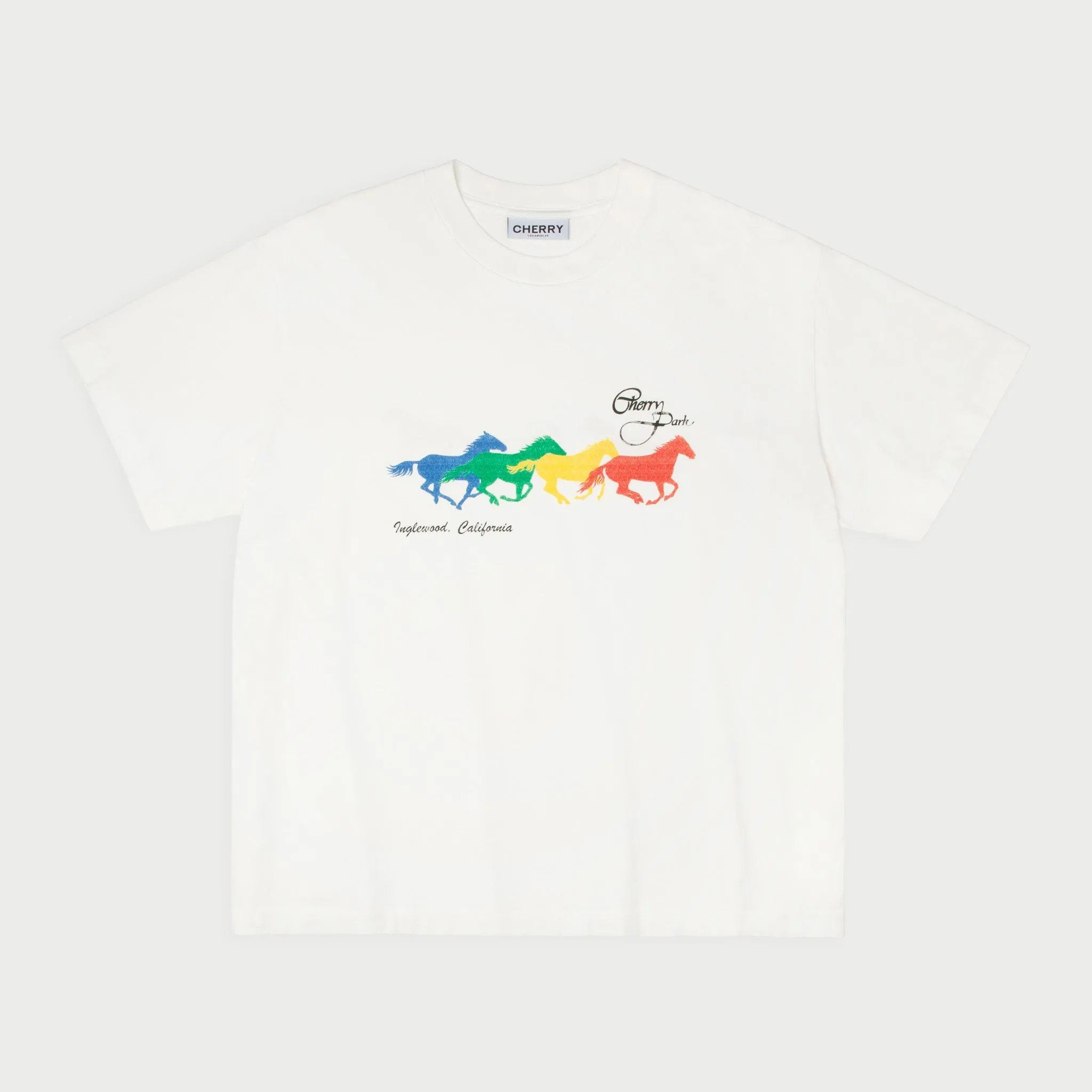 Cherry Parks Boxy Tee (White)