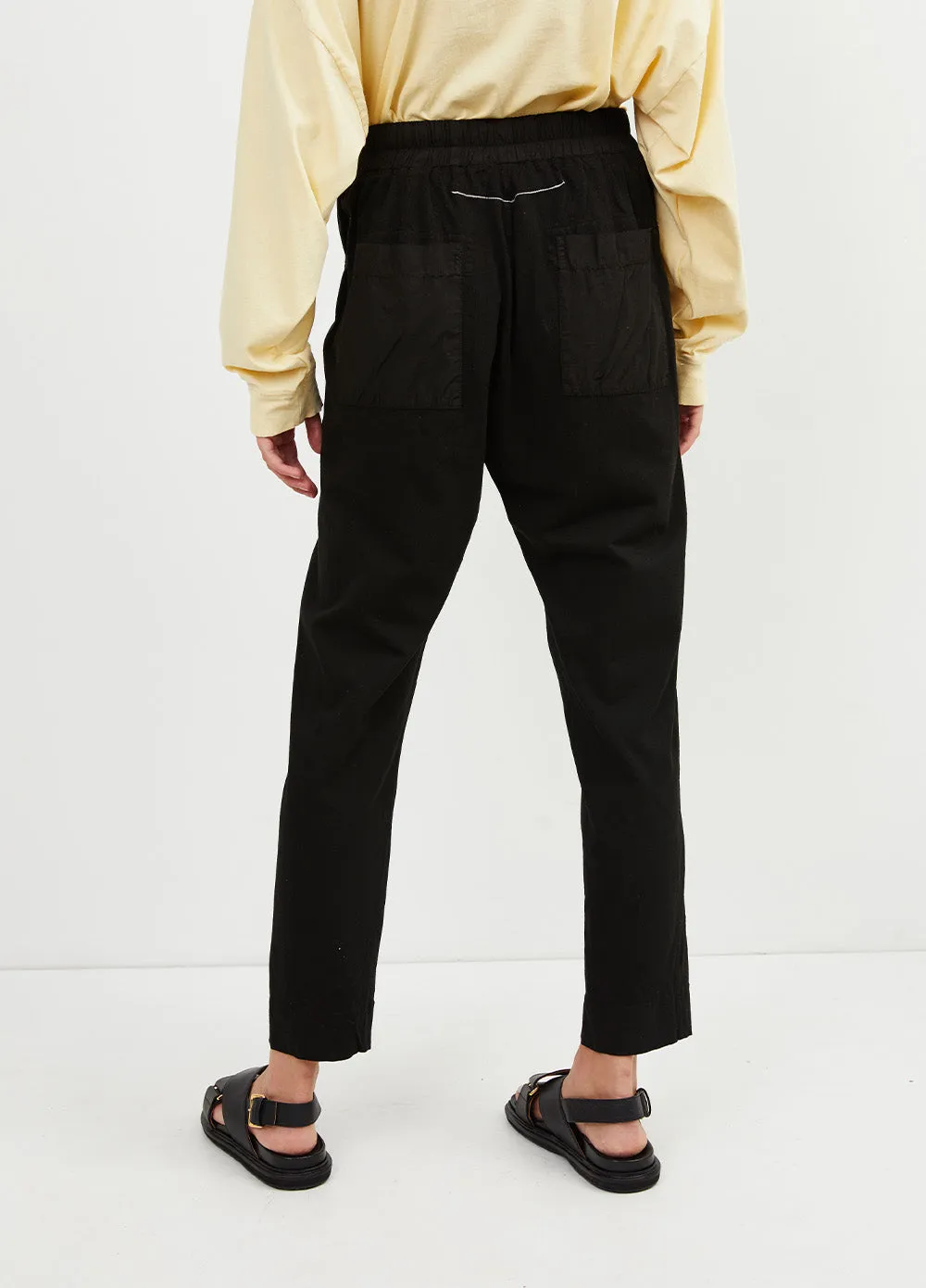 Contrast Tapered Pants