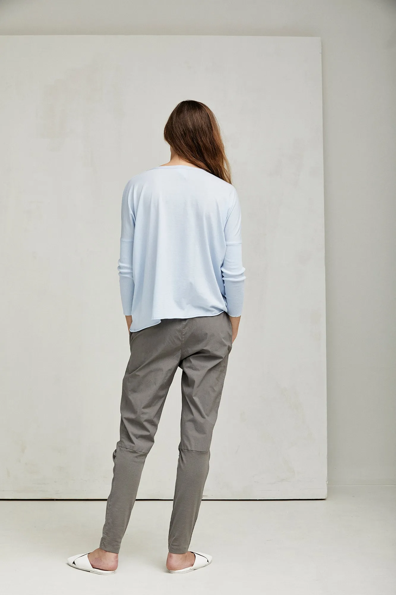 Cotton Tapered Pants