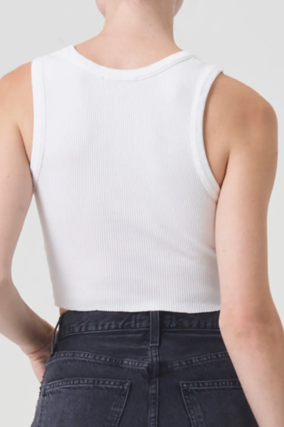 Cropped Poppy Tank