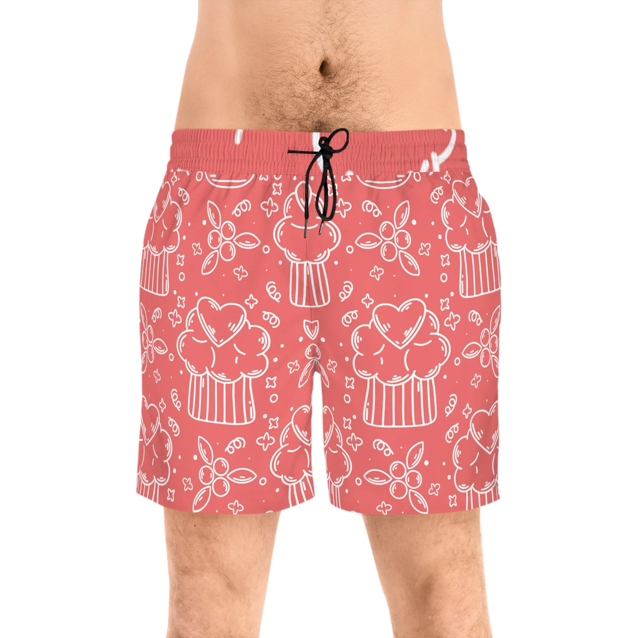 Doodle Pancake - Inovax Men's Mid-Length Swim Shorts