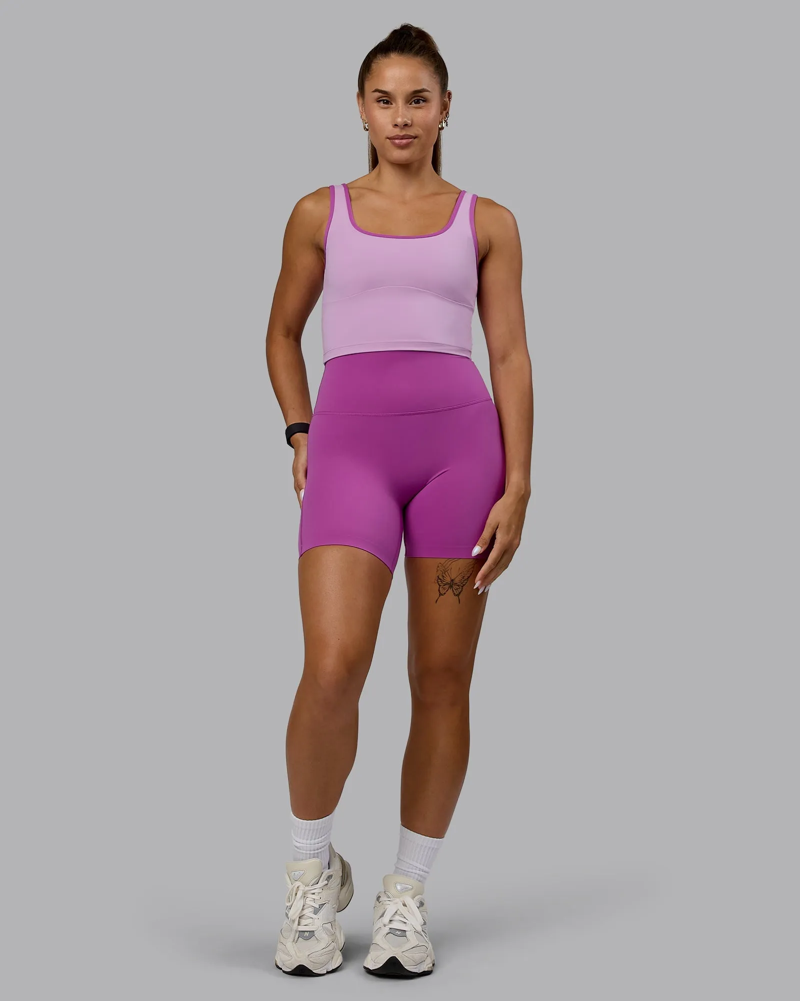 Elixir Mid-Length Shorts - Orchid