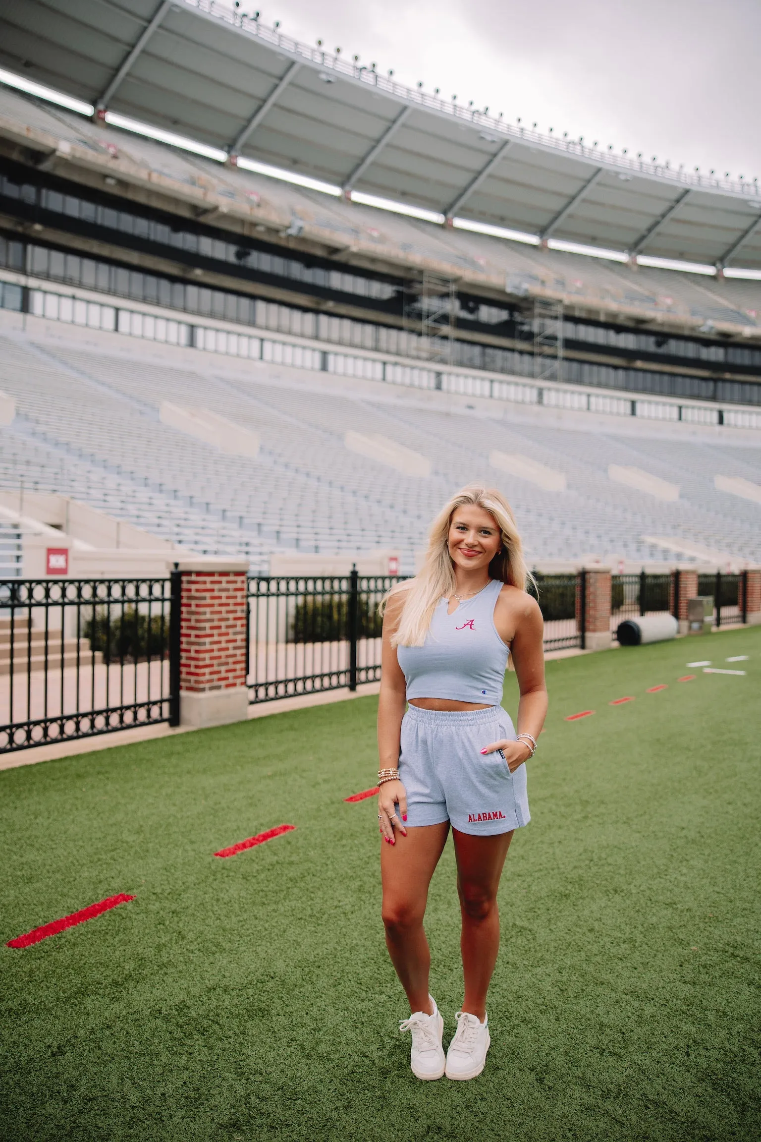 Football Fan Split Neck Tank Alabama