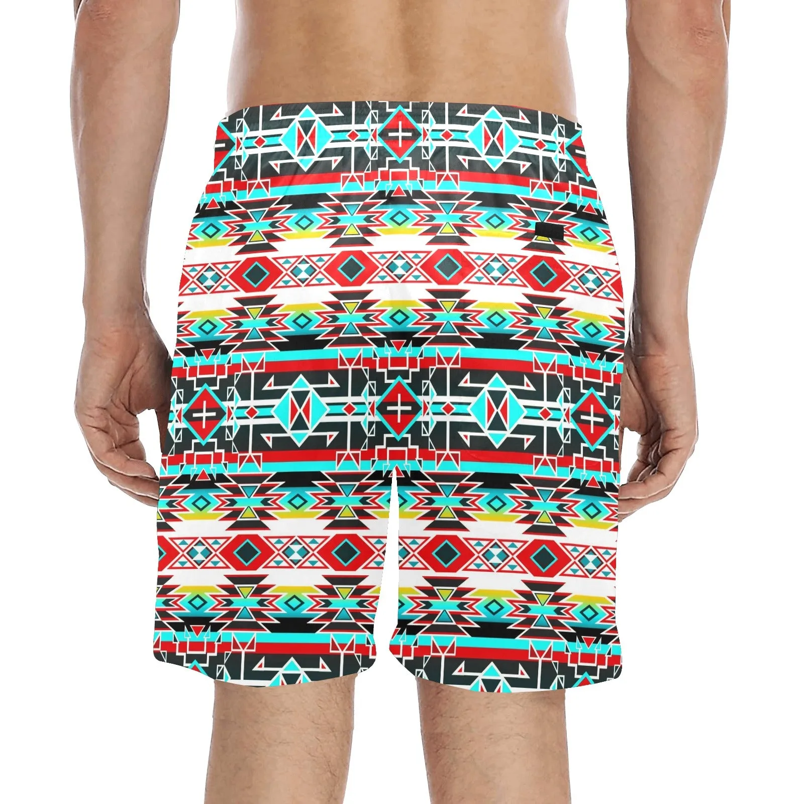 Force of Nature Windstorm Men's Mid-Length Beach Shorts