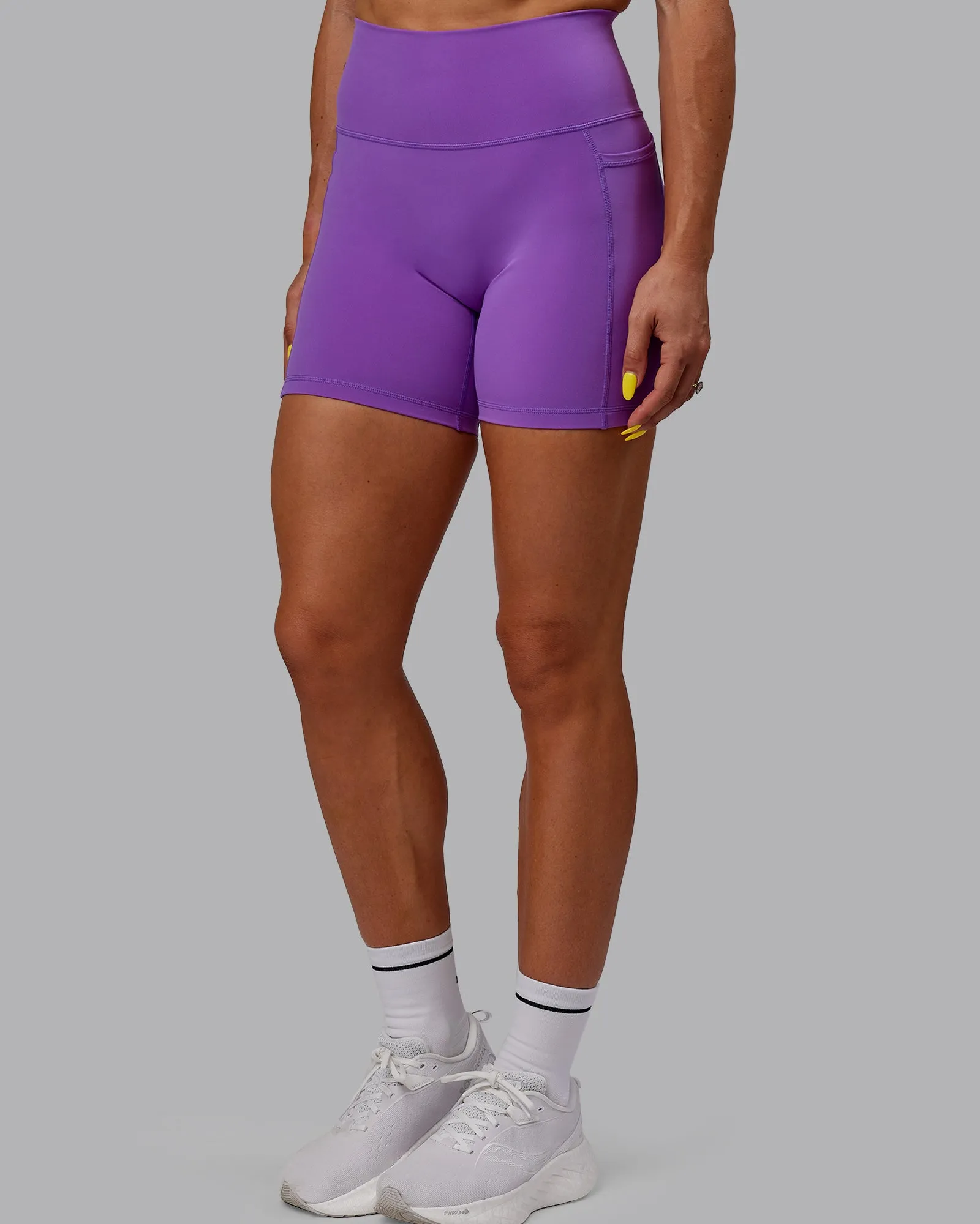 Fusion Mid-Length Shorts - Purple Swirl