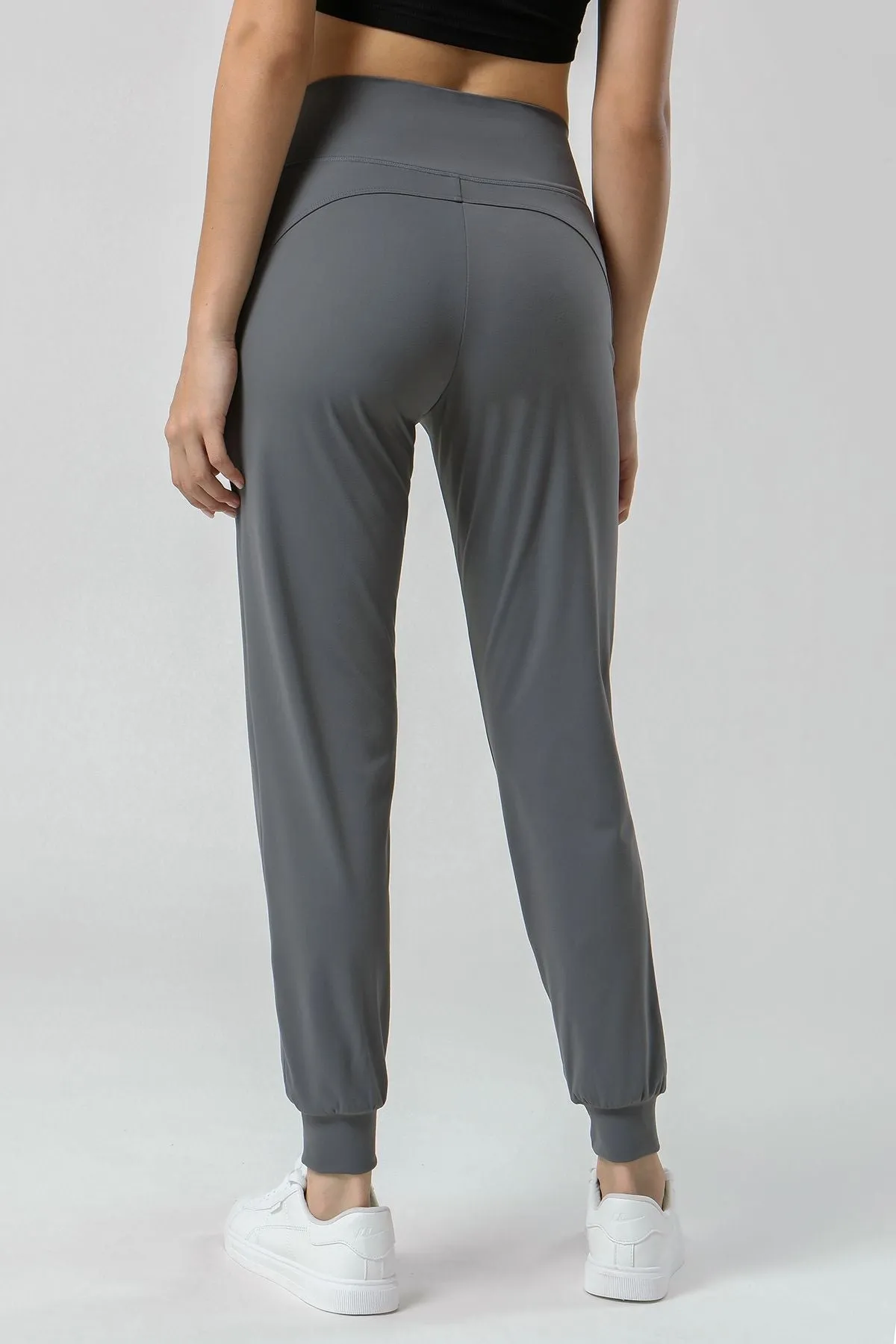 High-Waisted Tapered Joggers