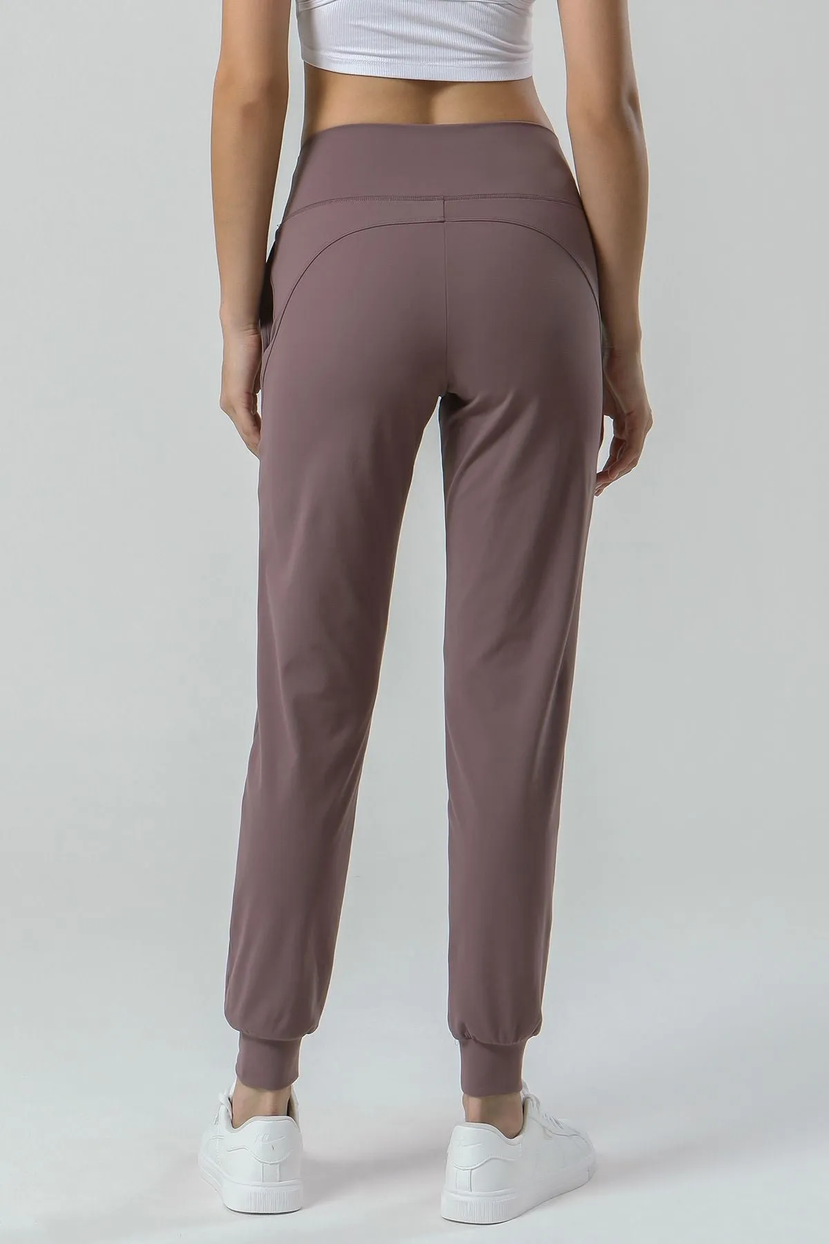 High-Waisted Tapered Joggers