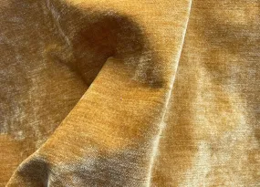 Honeyed Gold Chenille Velvet (Exclusively Made for Britex in Turkey)