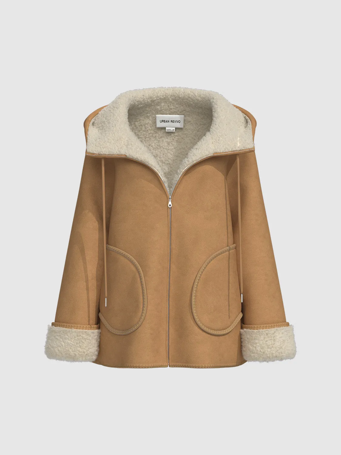 Hoodie Fur Shearling Jackets