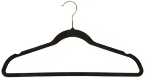 Inspired Living by Mesa (suit-clothes-hangers, ((25 Pack) Heavy Duty, BLACK/GOLD