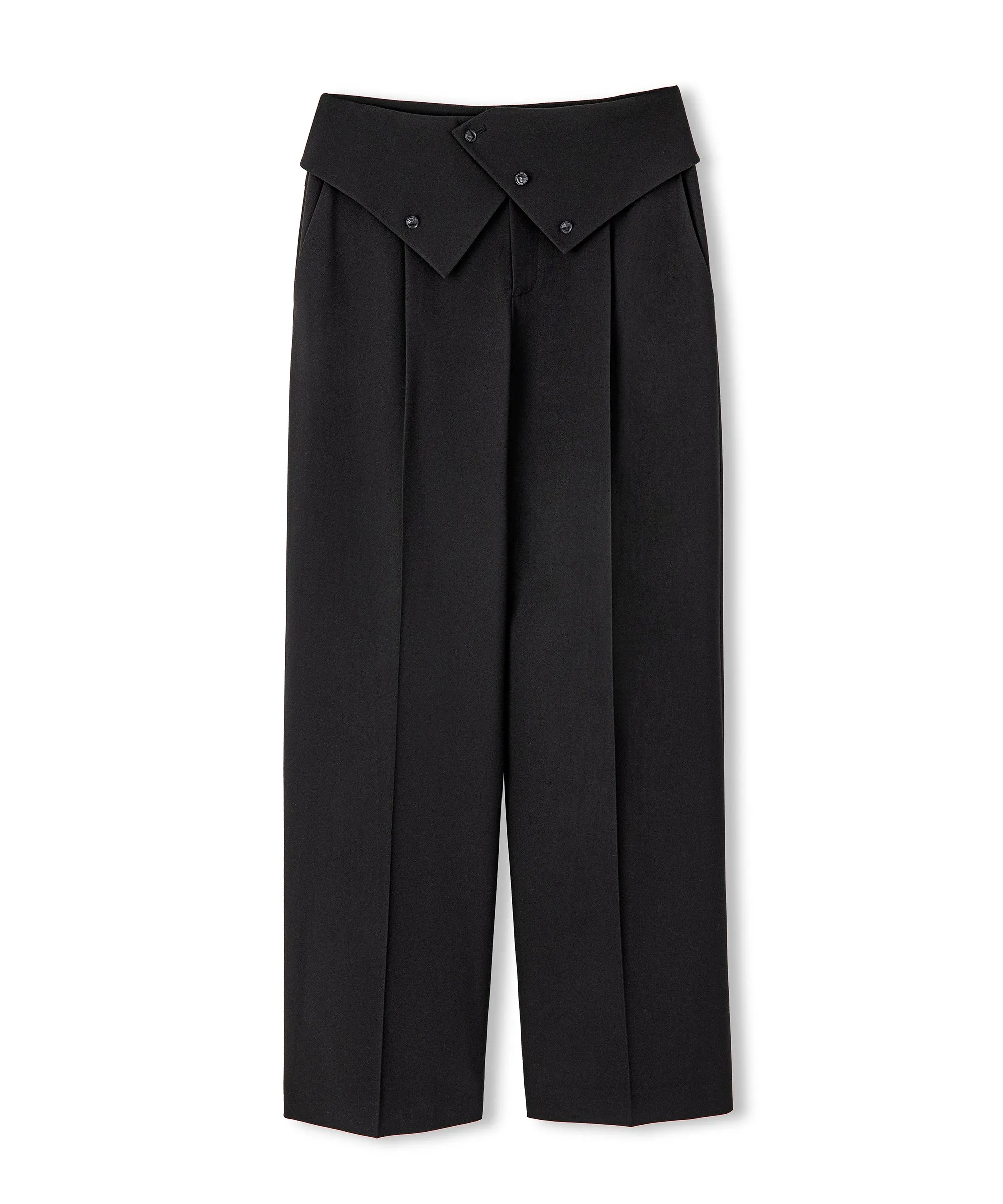 Ipekyol Double-Layered Waist Detailed Trousers Black