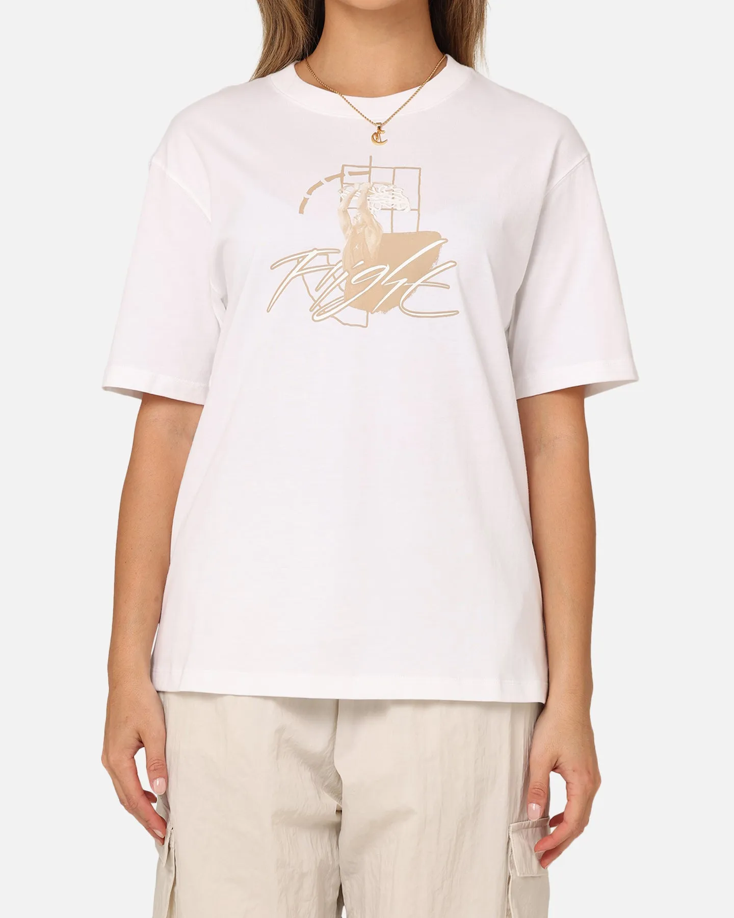 Jordan Women's Graphic T-Shirt White/Desert