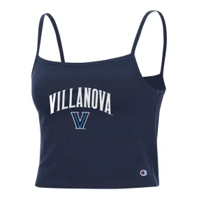 Ladies Villanova Wildcats Navy Cropped Cami