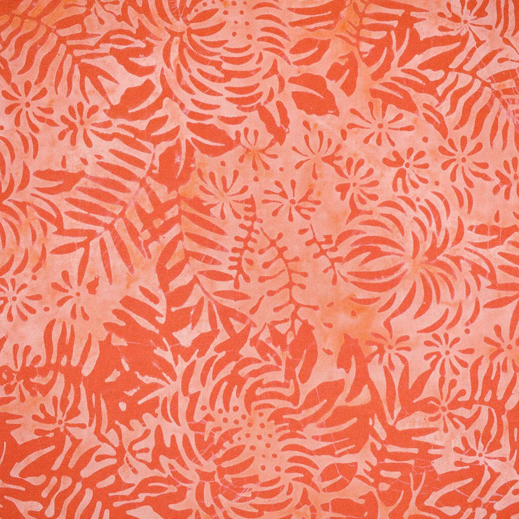 Layered Fern Floral Exclusive Rayon Batik Coral SY