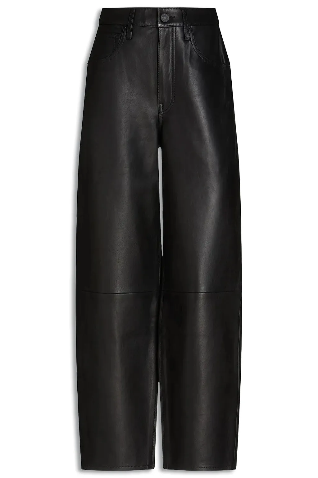 Leather Tapered Pants