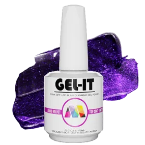 Liquid Velvet Non Wipe Top Coat - Amethyst