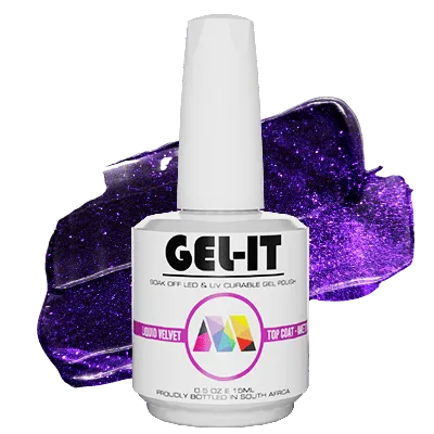 Liquid Velvet Non Wipe Top Coat - Amethyst