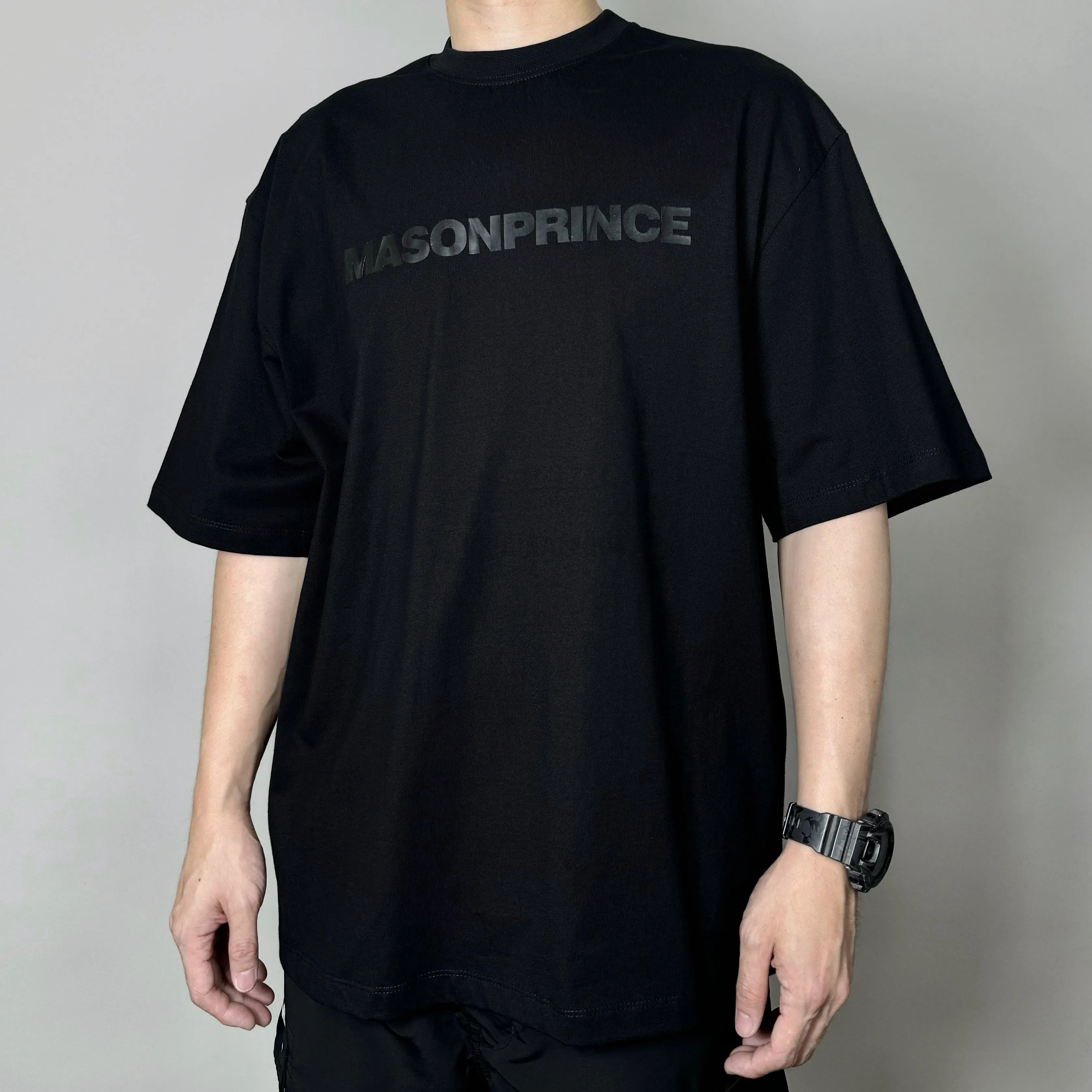 MASONPRINCE Basic Logo Tee Black