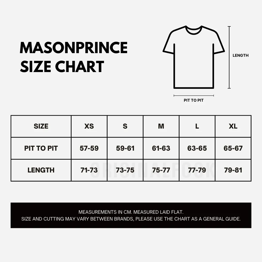 MASONPRINCE Basic Logo Tee Black