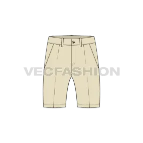 Mens Cotton Shorts Mid-thigh Length