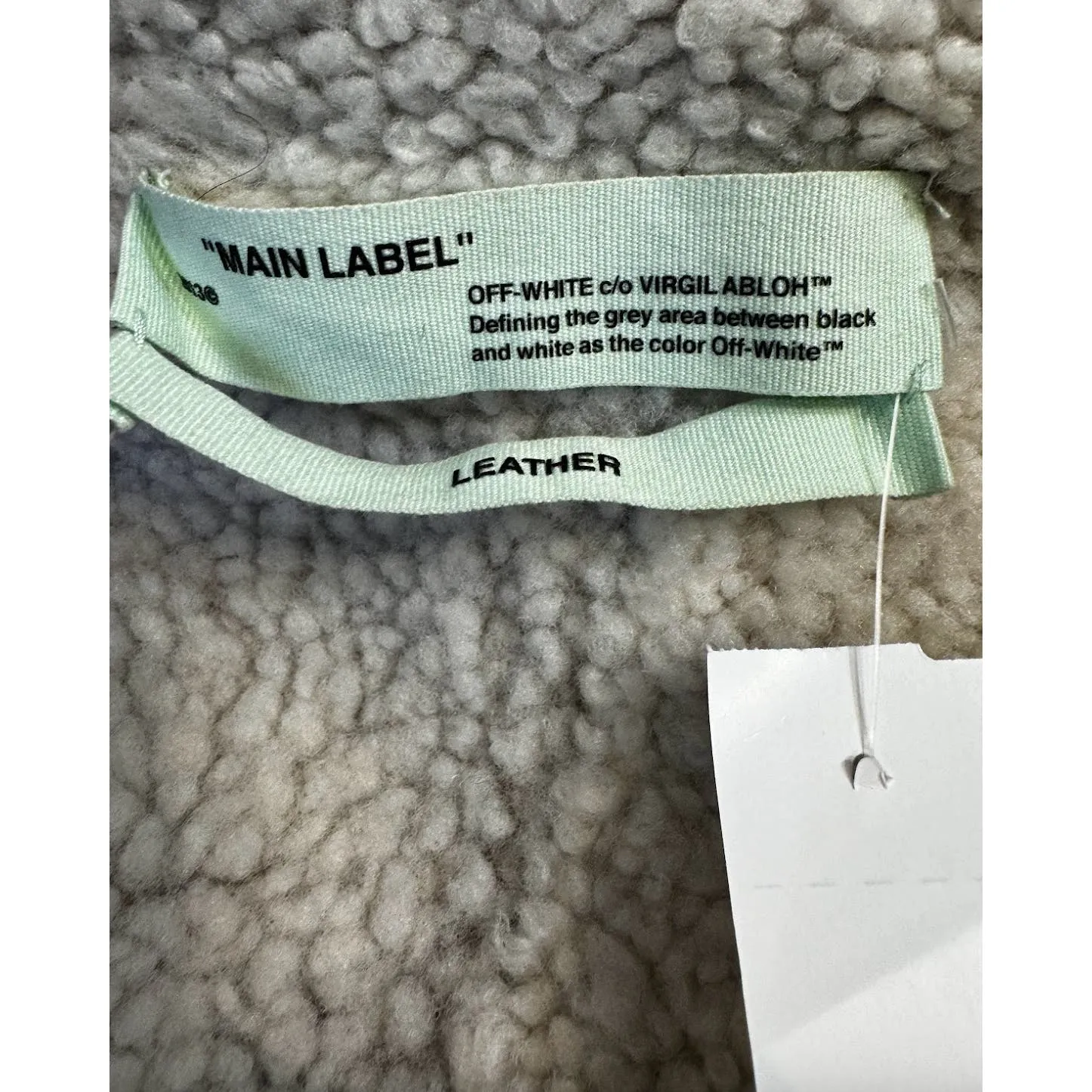 Off White men's sherpa jacket