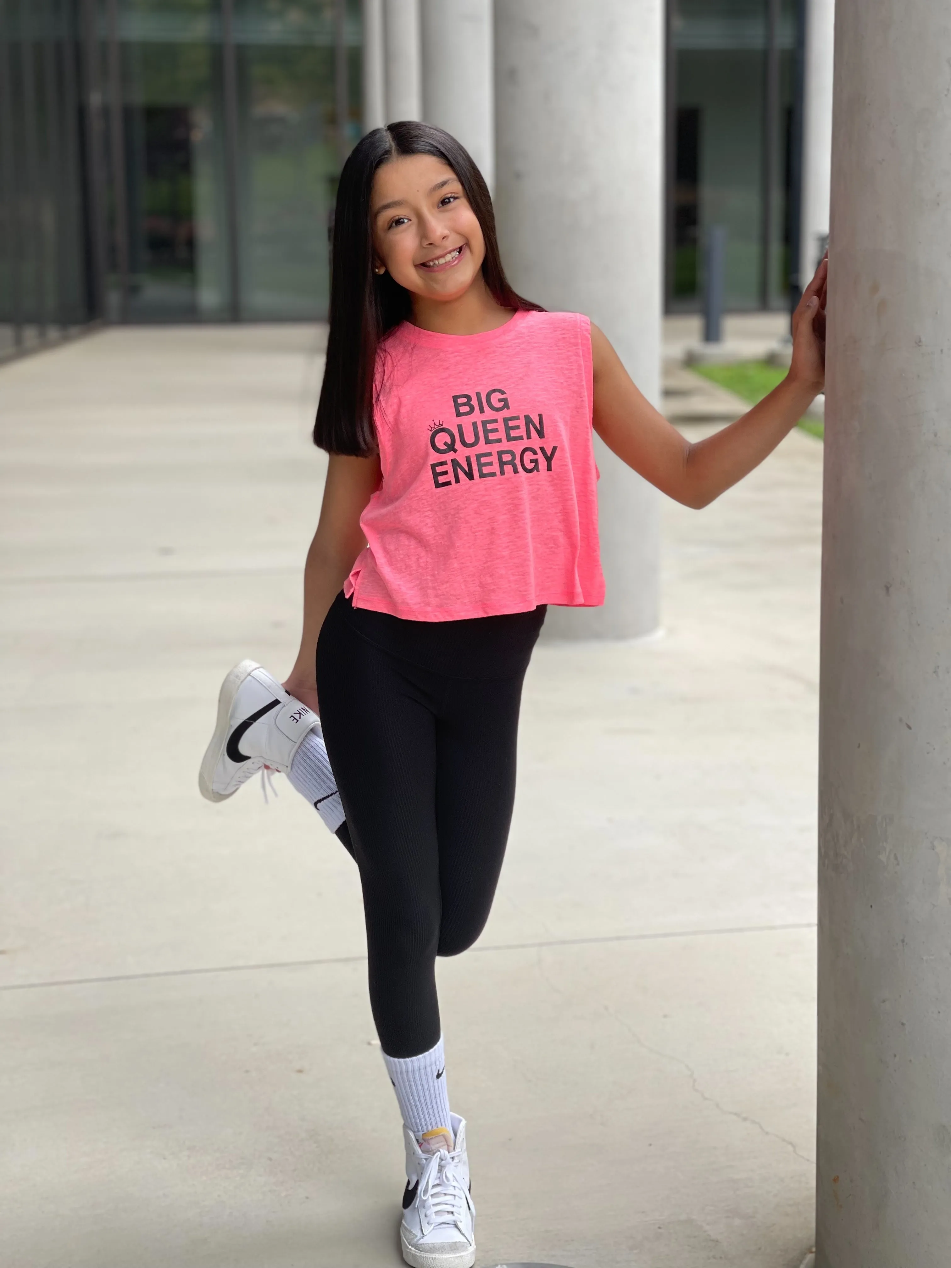 "Big Queen Energy" Crop Tank