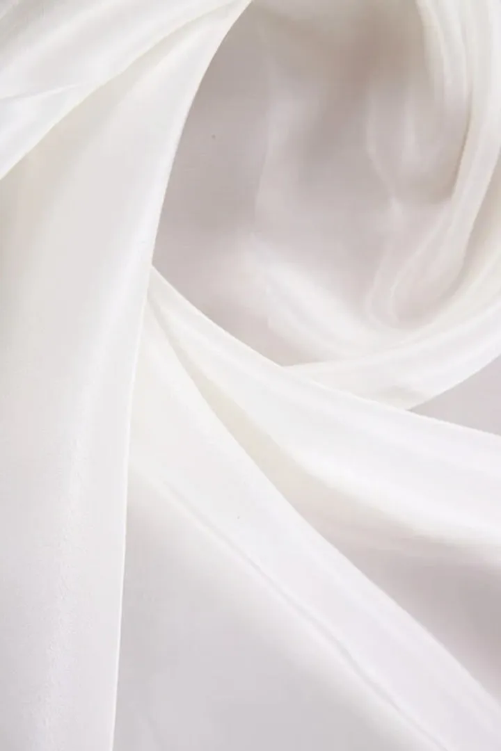 Ready to Dye White Natural Organza Satin