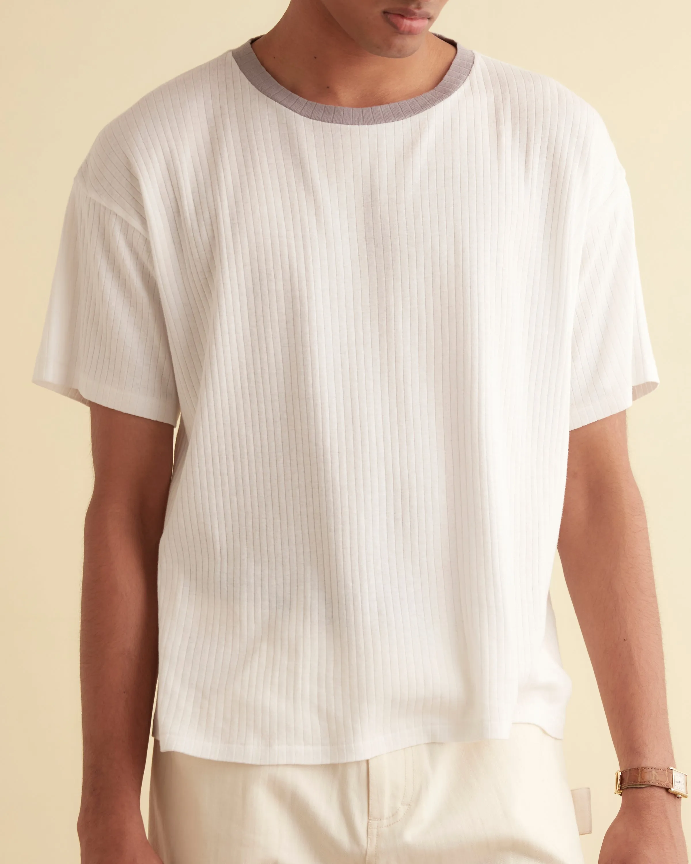 Rib Boxy Tee