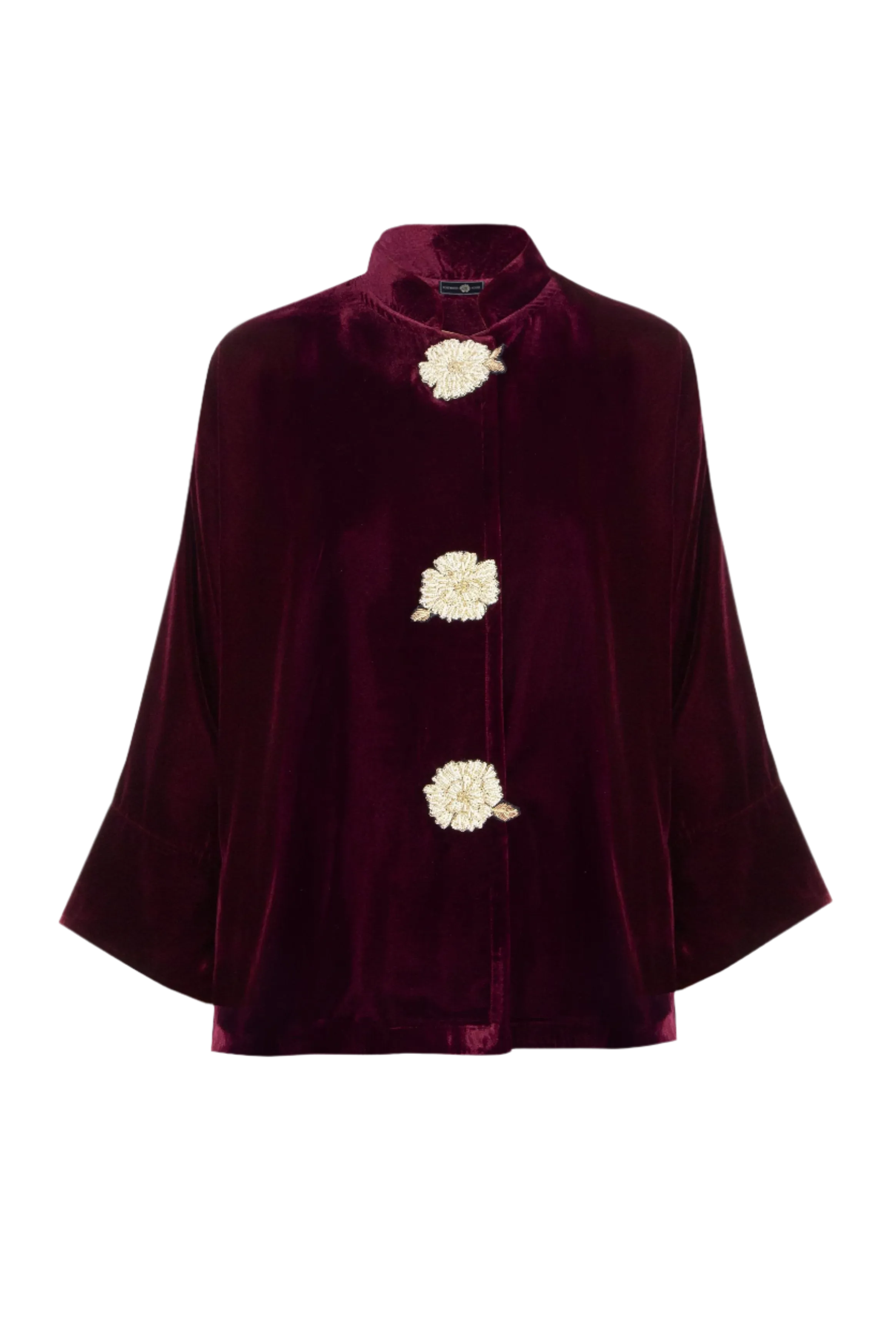 Rosa Velvet Jacket - Wine by Rosewater House