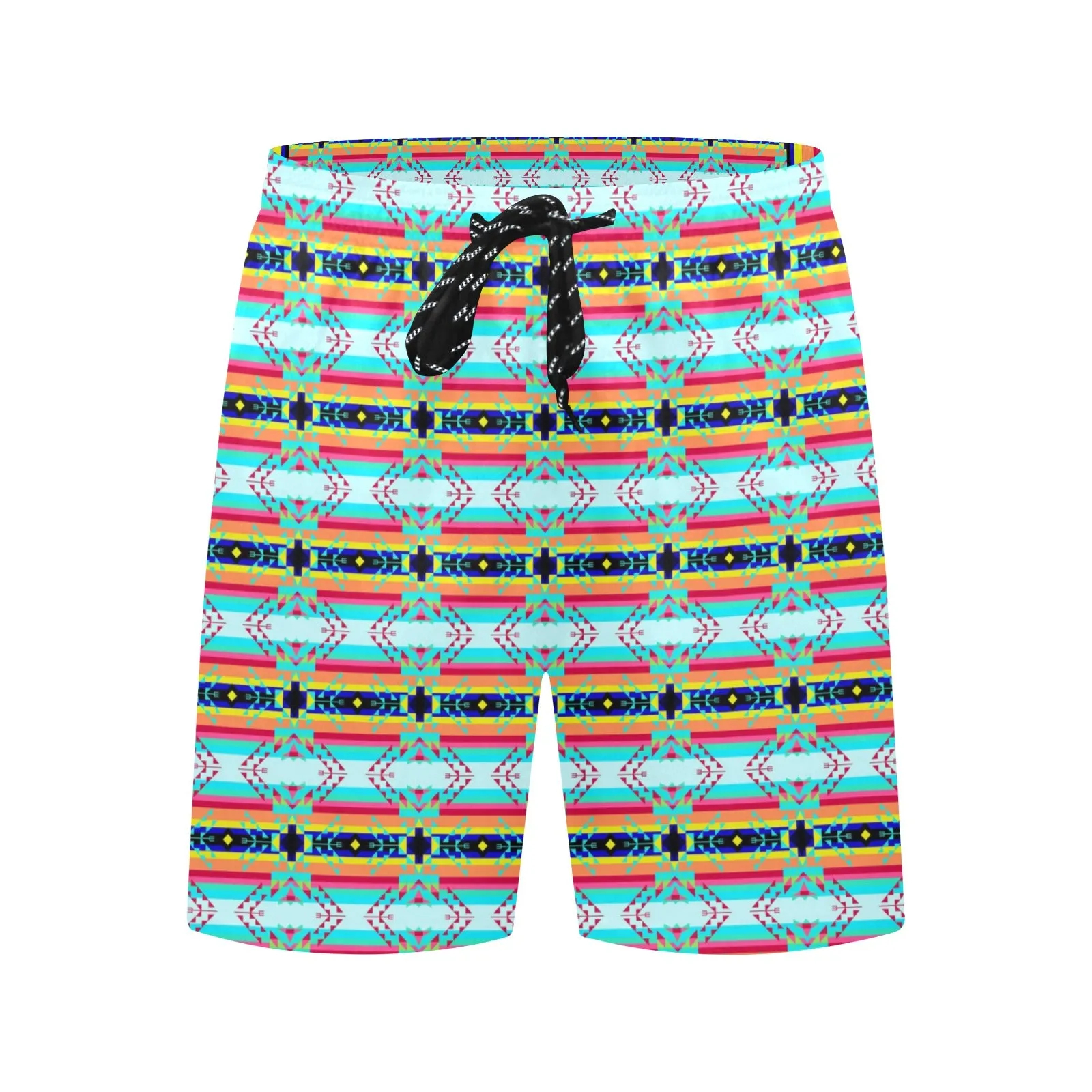 Sacred Spring Men's Mid-Length Beach Shorts