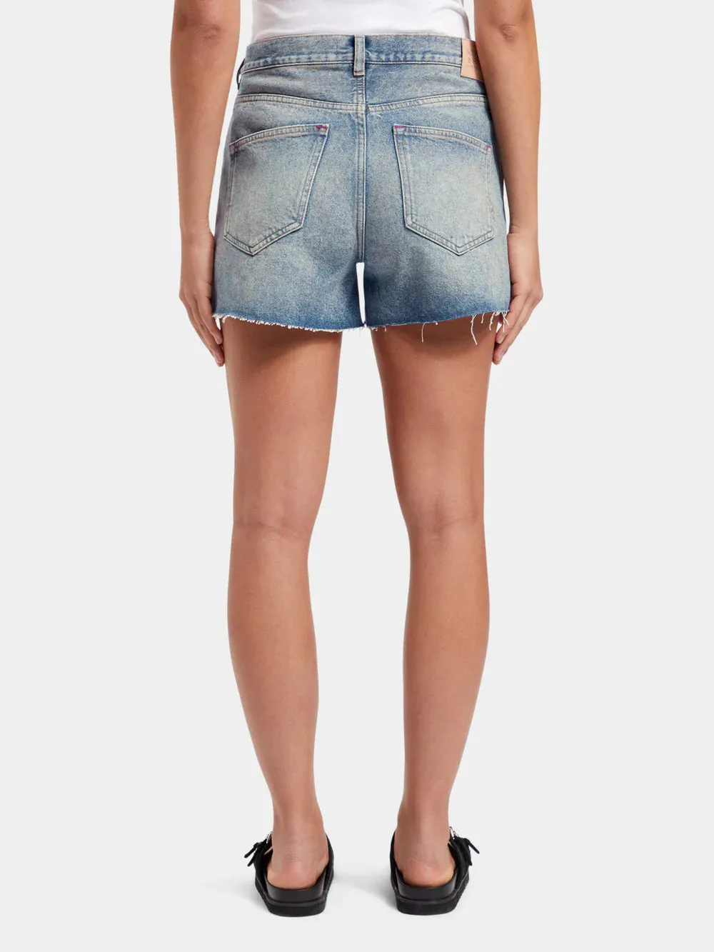 Scotch & Soda Ray Low-Rise Denim Shorts