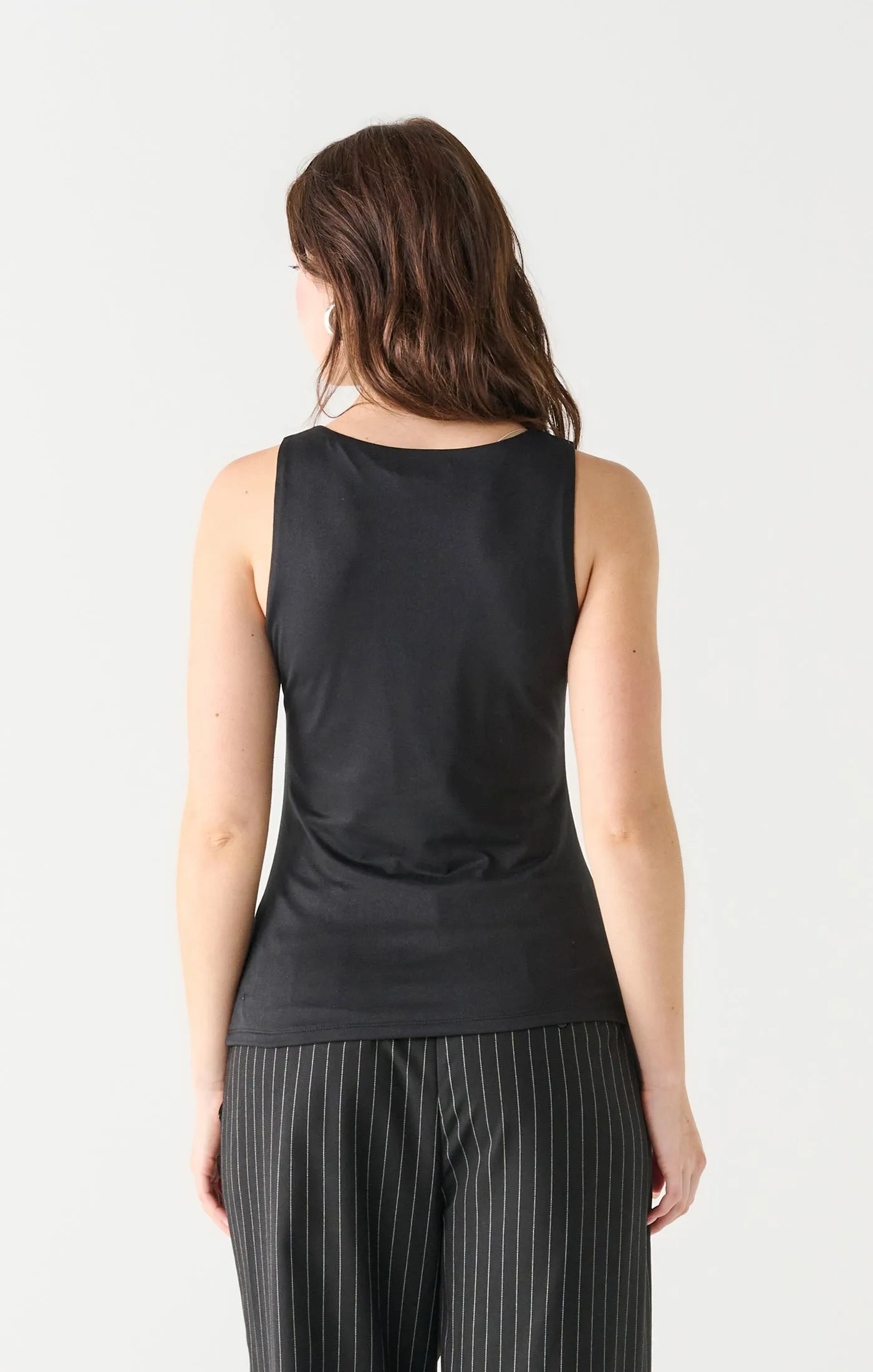 Square Neck Tank | Black