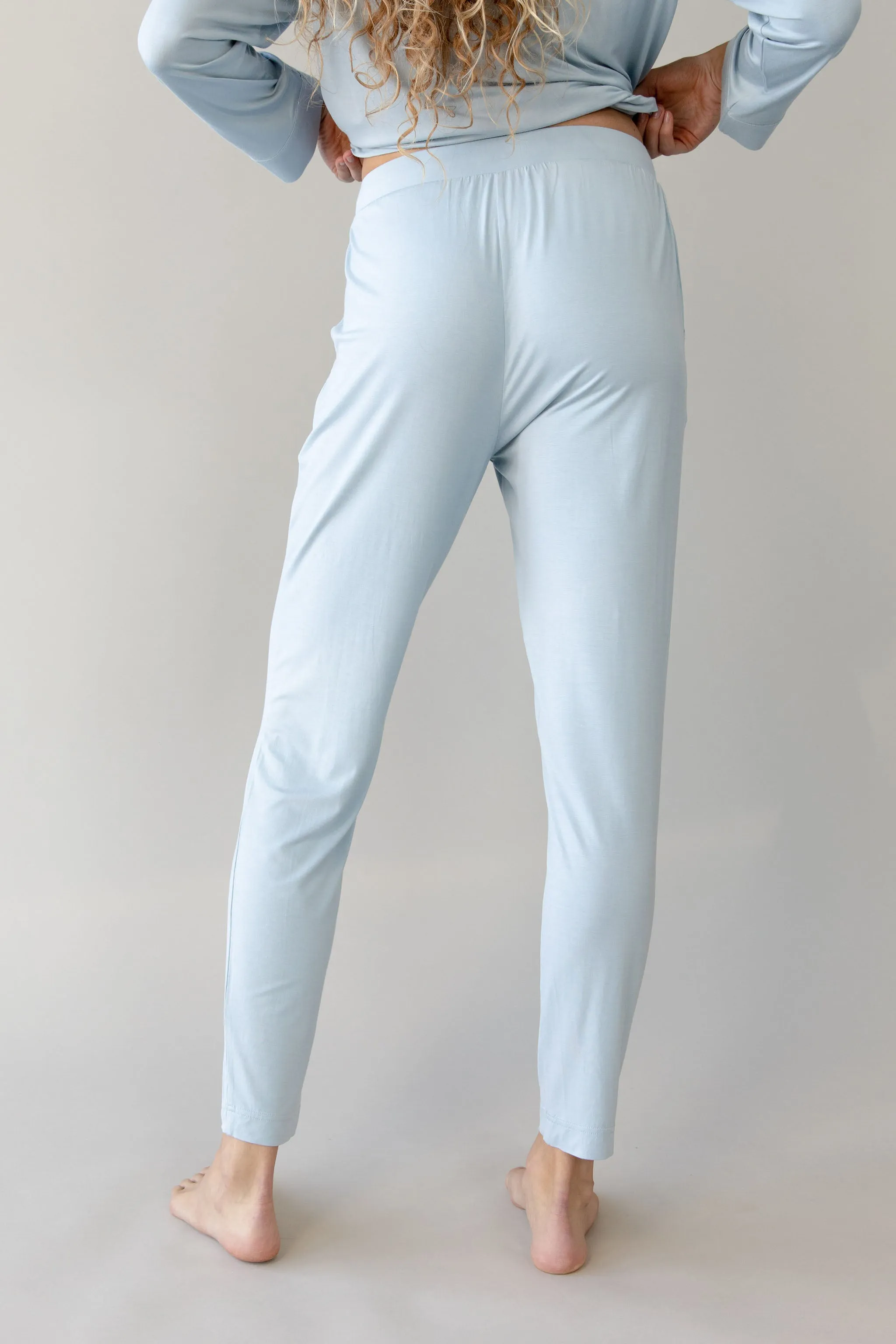 Stretch Knit Bamboo Tapered Pant