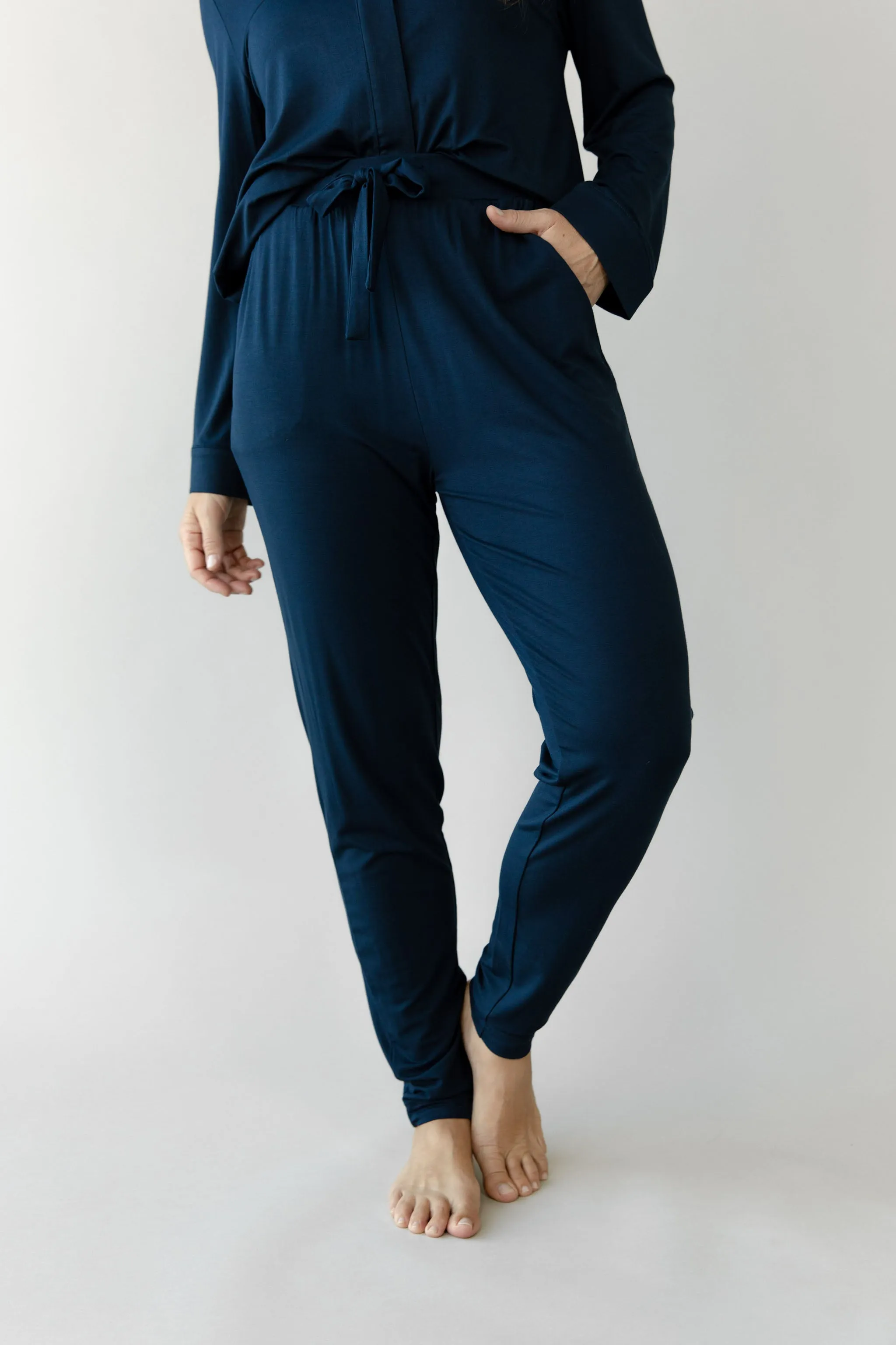 Stretch Knit Bamboo Tapered Pant