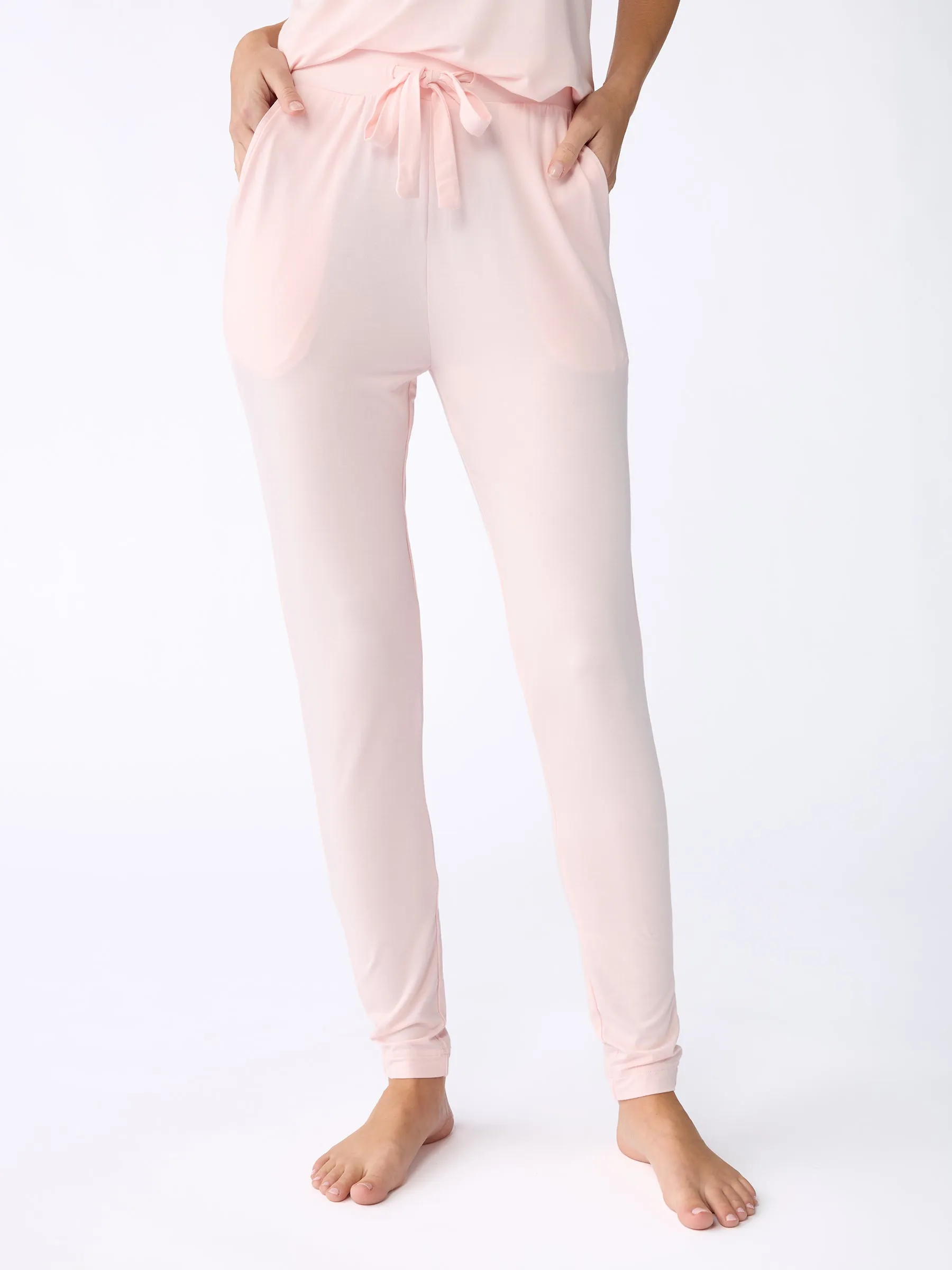 Stretch Knit Bamboo Tapered Pant