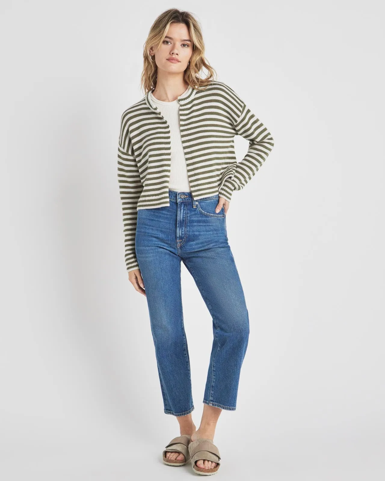 Striped Lily Cardigan