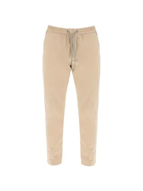 Tapered Drawstring Organic Cotton Pants