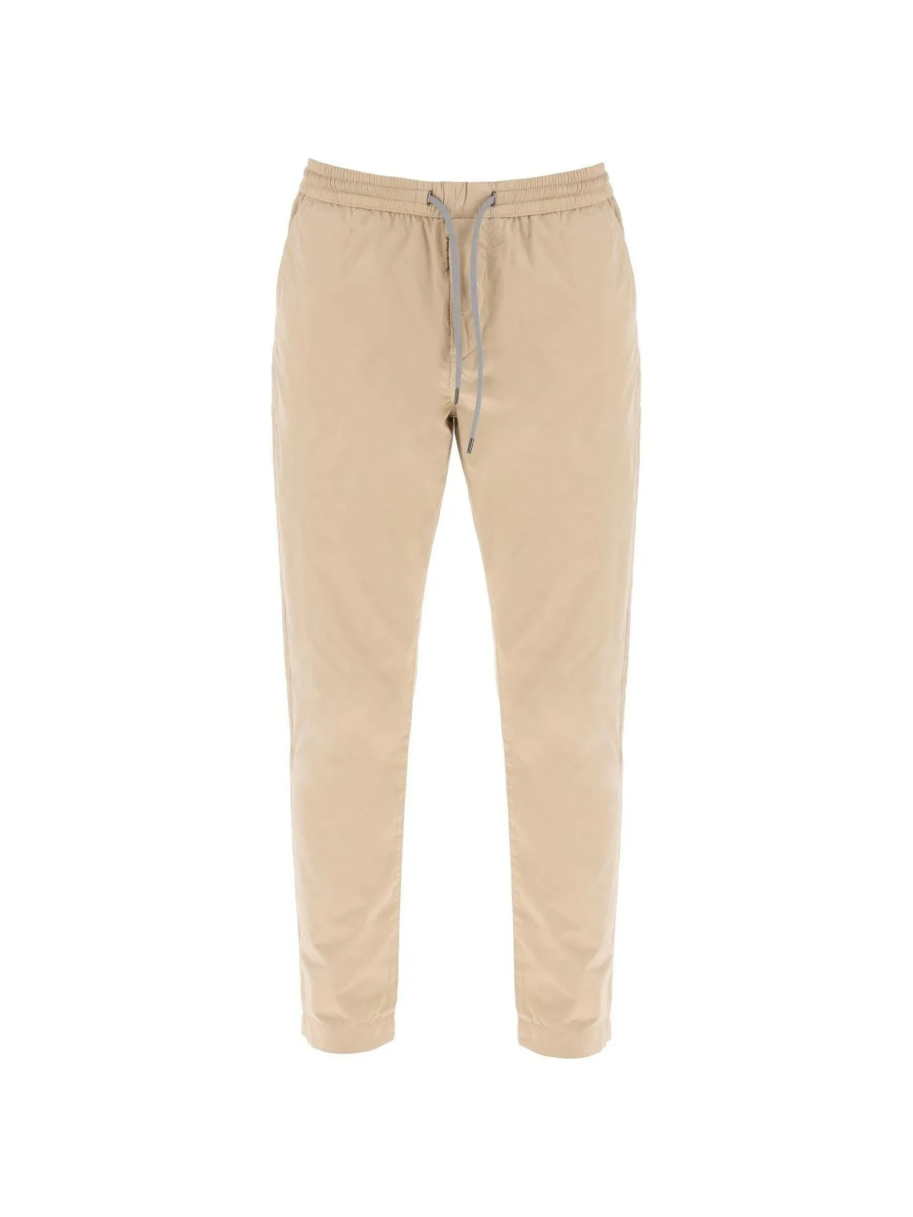 Tapered Drawstring Organic Cotton Pants