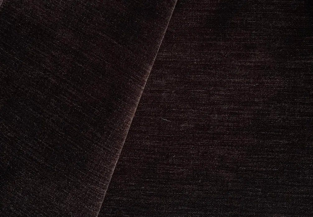 Toasty Expresso Upholstery Chenille Velvet (Exclusively Made for Britex in Turkey)