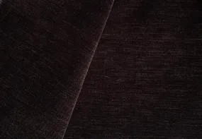 Toasty Expresso Upholstery Chenille Velvet (Exclusively Made for Britex in Turkey)