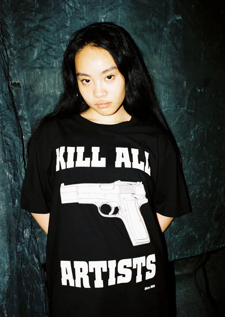 Unisex Kill All Artists Tee - Black