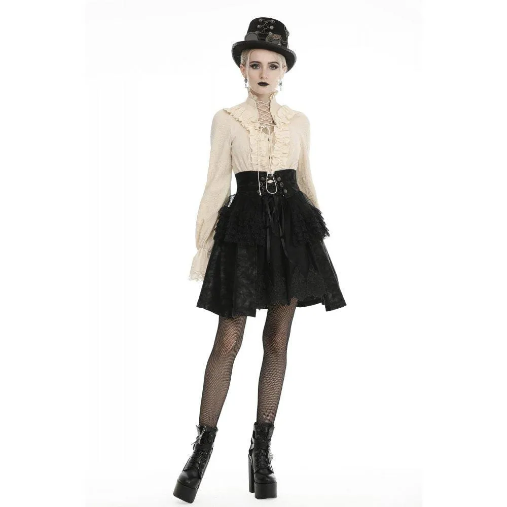 Women's Gothic Multi-layered Strappy Skirts